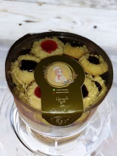 Foto resep STRAWBERRY, BLUEBERRY THUMBPRINT COOKIES | KUE KERING LEBARAN