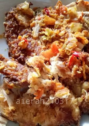 Foto resep Ayam geprek Super pedes nampol