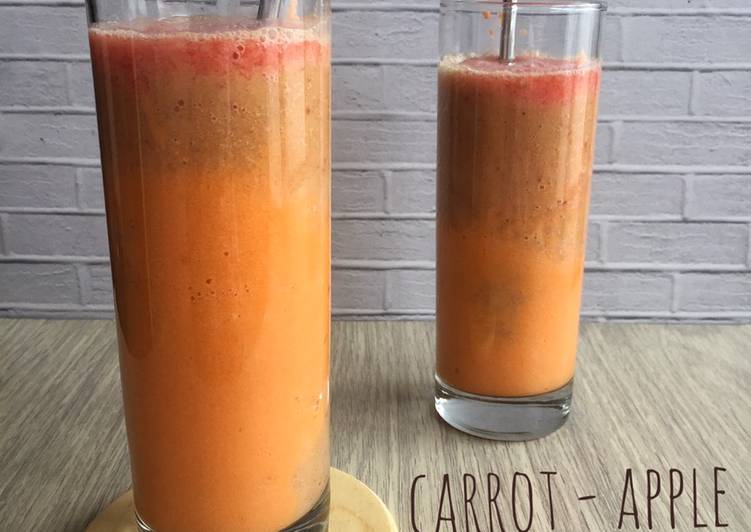 Resep Carrot 🥕- Apple 🍎 - Tomato 🍅 Juice!, Super