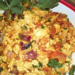 A picture of Paneer bhuji.