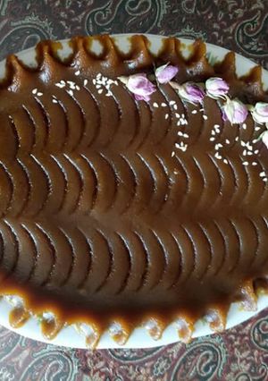 عکسی از دستور حلوای آرد گندم