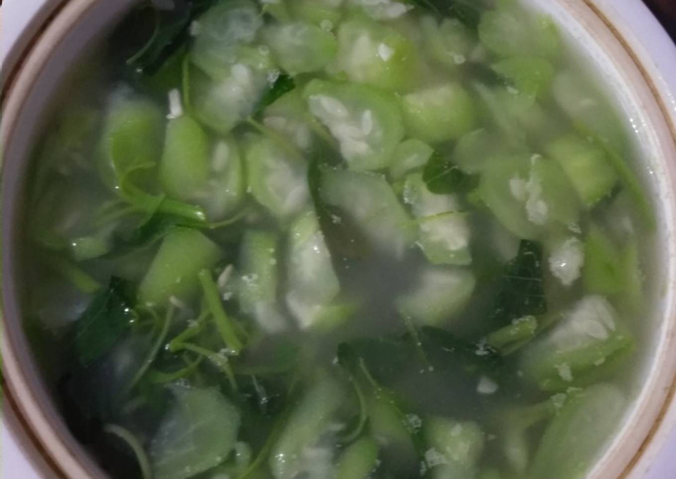 Bening gambas& bayam