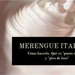 Foto principal de Cómo hacer merengue italiano