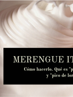 Foto principal de Cómo hacer merengue italiano