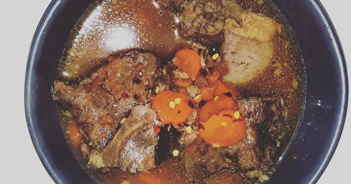 Beef bones soup Recipe by Ntiyiso Mkhabela Mlotsha Cookpad