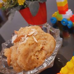 Sattu halwa(roasted gram flour) A picture of Sattu halwa(roasted gram flour).