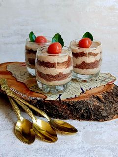 عکسی از دستور دسر مگنولیا با طعم نسکافه 🌸