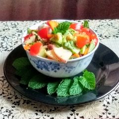 A picture of Fruit & Nut Salad with Veggies.