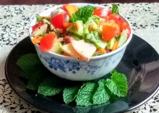 Fruit & Nut Salad with Veggies