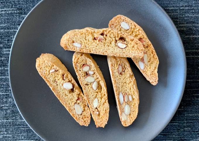 Recipe of Perfect Almond Biscotti Cookies