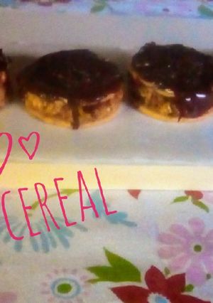 Una foto de Alfajores con cereal 🌾🍫