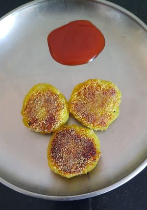 A picture of Potato cutlet.