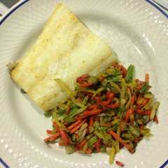 Foto principal de Bacalao con verduritas