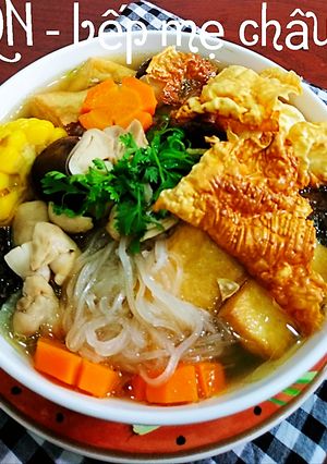 Hình của món Hủ tiếu chay.