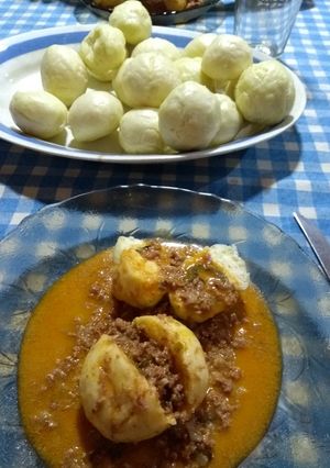 Una foto de Knödel