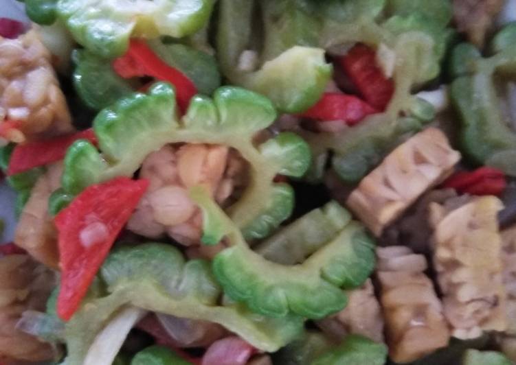 Pare Tumis Tempe Saus Tiram