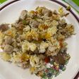 Arroz con verduras y pollo a la plancha
