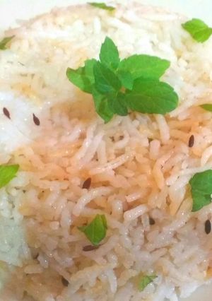 A picture of Mint jeera Rice.