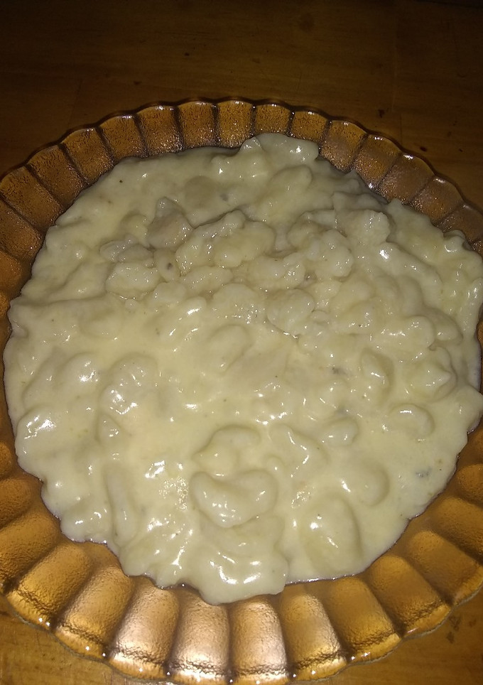 Una foto de Ñoquis con salsa cuatro quesos