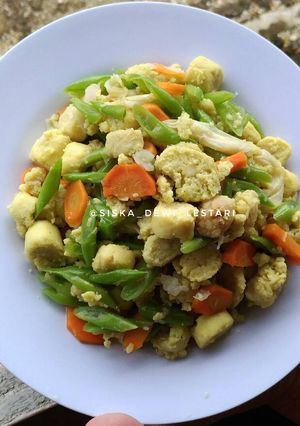Foto resep Tumis tebu telur