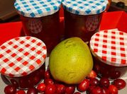 A picture of orange compote