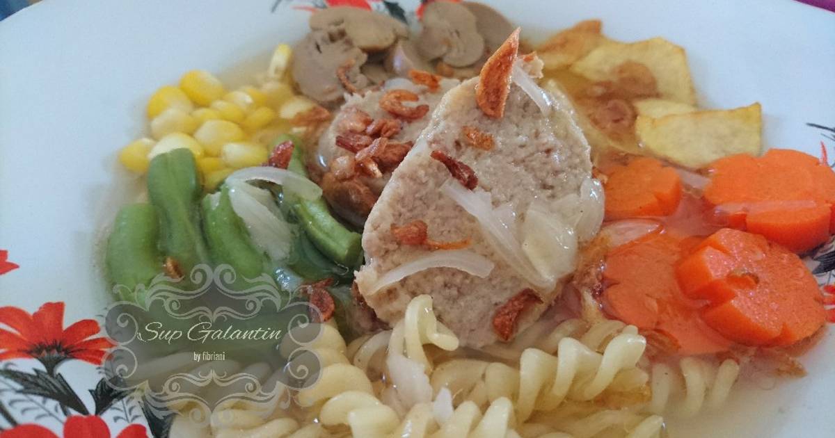 22 resep sup galantin enak dan sederhana - Cookpad