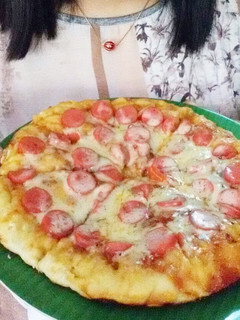 Foto resep Pizza teflon adonan killer soft bread