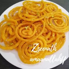 Instant Jalebis With Baking powder A picture of Instant Jalebis With Baking powder.