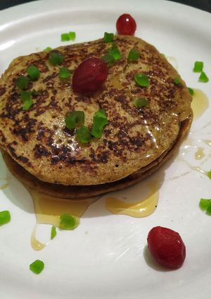 A picture of Apple- Pancake.