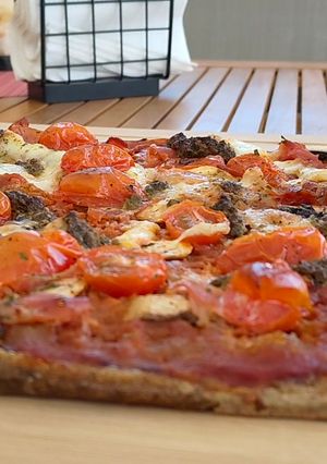 Una foto de Pizza de Lentejas