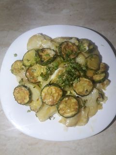 صورة لوصفة غراتان بطاطا وقرعة