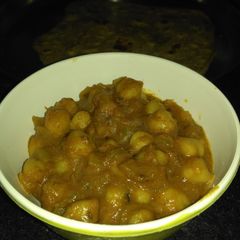 A picture of Chana Masala.