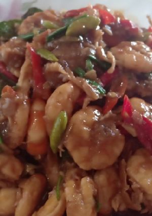Foto resep Tumis udang pete