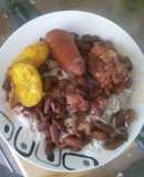 Porotos con rabito de puerco