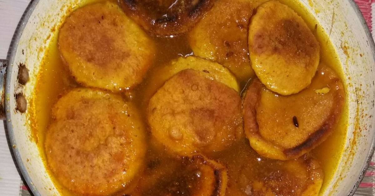 Gram flour pakora curry Recipe by Mamata Pramanik Cookpad