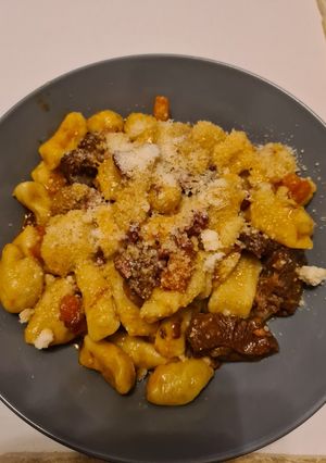 Une photo de Boeuf Bourguignon sans vin au Cookeo et Gnocchis maison