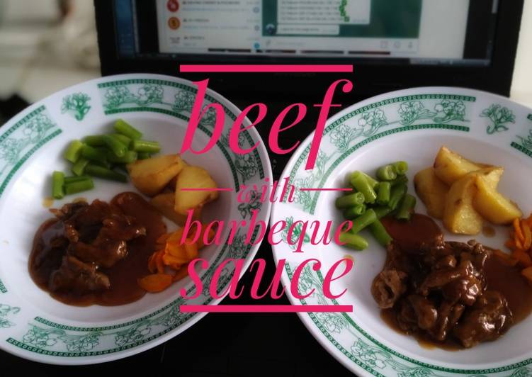 Cara Memasak Beef with barbeque sauce Anti Gagal!