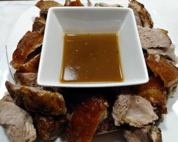 Unique Recipe Pork roast with crispy crackling and apple gravy Most Delicious
