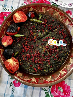 عکسی از دستور کوکو سبزی