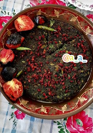 عکسی از دستور کوکو سبزی