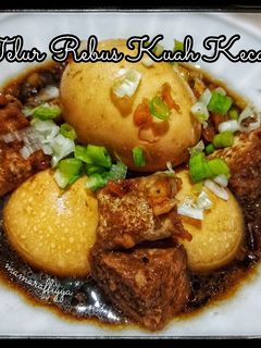 Foto resep Telur rebus kuah kecap