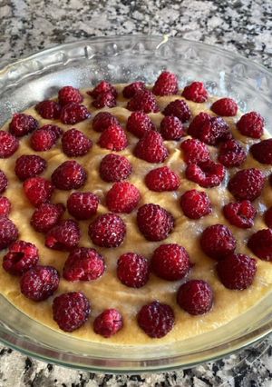 Una foto de Kuchen de Frambuesas