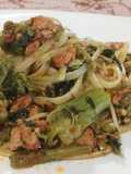 Linguine con Cime di Rapa e Salsiccia