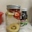 Infused water strawberry, kiwi, apel