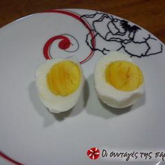 A picture of Cooking Easter eggs... in the oven!.