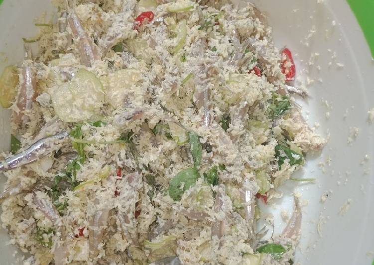 Cara Membuat Pepes teri yang Gurih