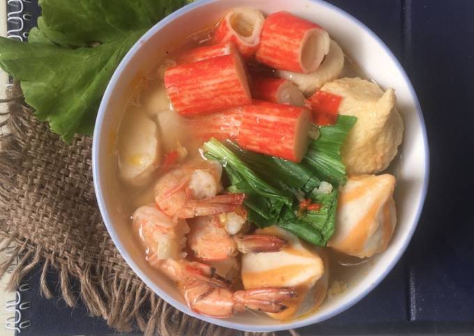 Resep Suki Tomyum Bakso Seafood Oleh Dinda Prilia Cookpad