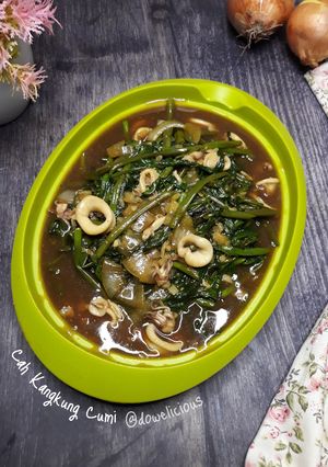 Foto resep Cah Kangkung Cumi