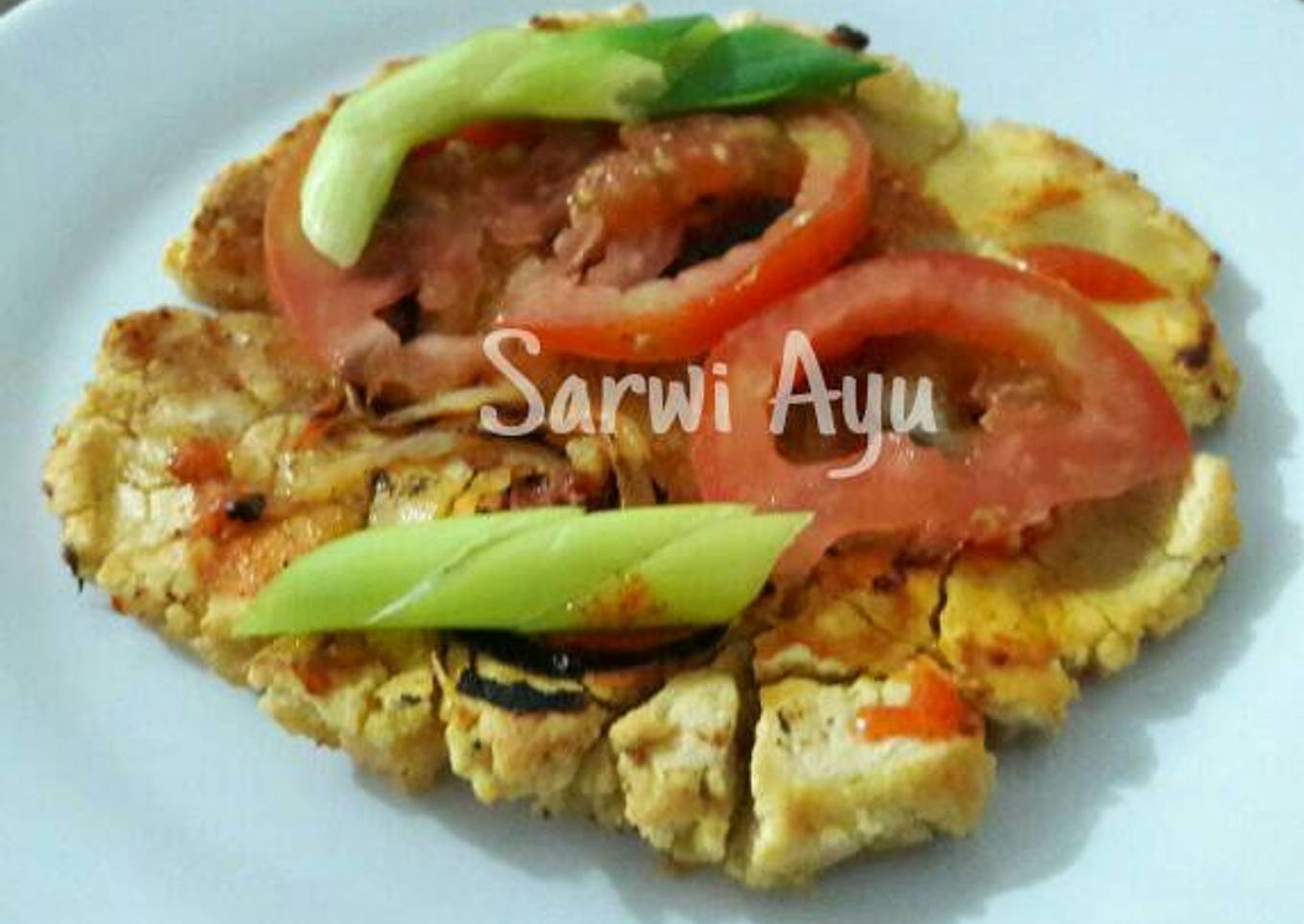 Singkong Flour Pizza Crust