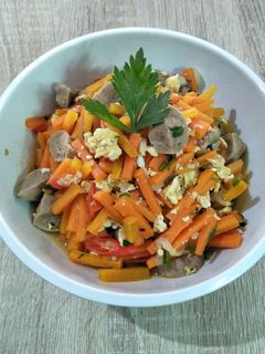 Foto resep Tumis Wortel Bakso Telur